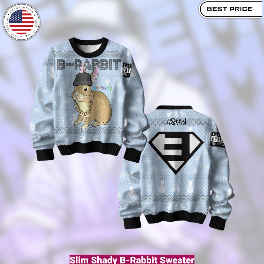 Slim Shady B Rabbit Sweater- cozy, fashionable, versatile