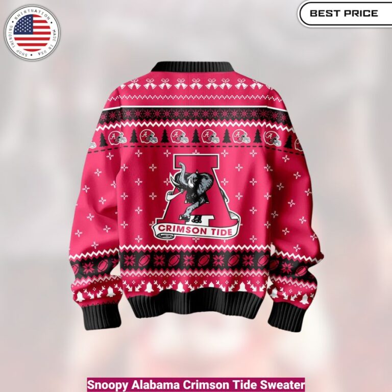 Snoopy Alabama Crimson Tide Sweater - cozy, fashionable, versatile