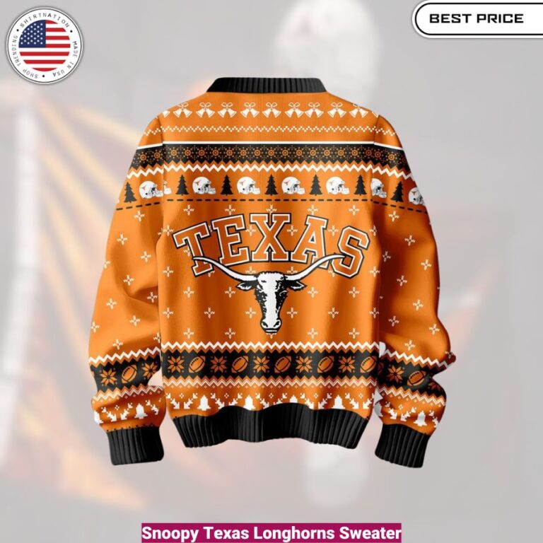 Snoopy Texas Longhorns Sweater - cozy, fashionable, versatile