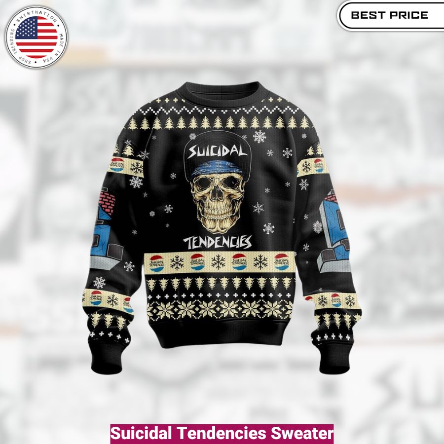 Suicidal Tendencies Sweater - cozy, fashionable, versatile