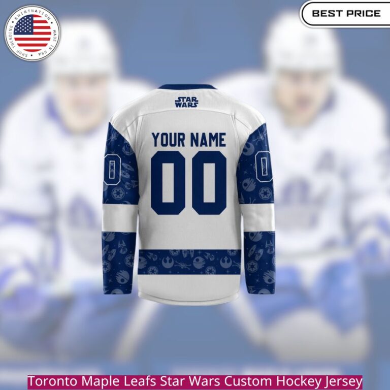 Toronto Maple Leafs Star Wars Custom Hockey Jersey, custom, iconic, an imaginative Star Wars theme