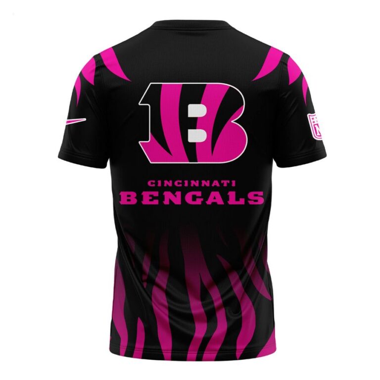 Cincinnati Bengals Breast Cancer Shirt support breast cancer awareness.