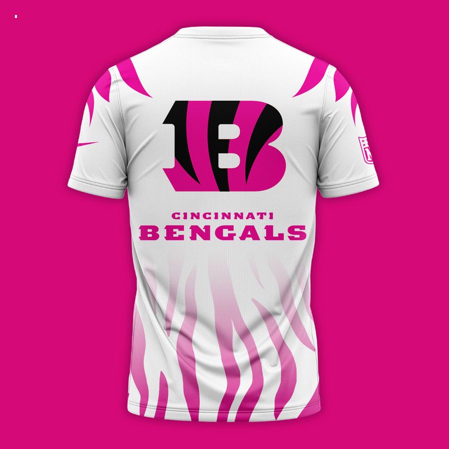 Cincinnati Bengals Breast Cancer Shirt support breast cancer awareness.