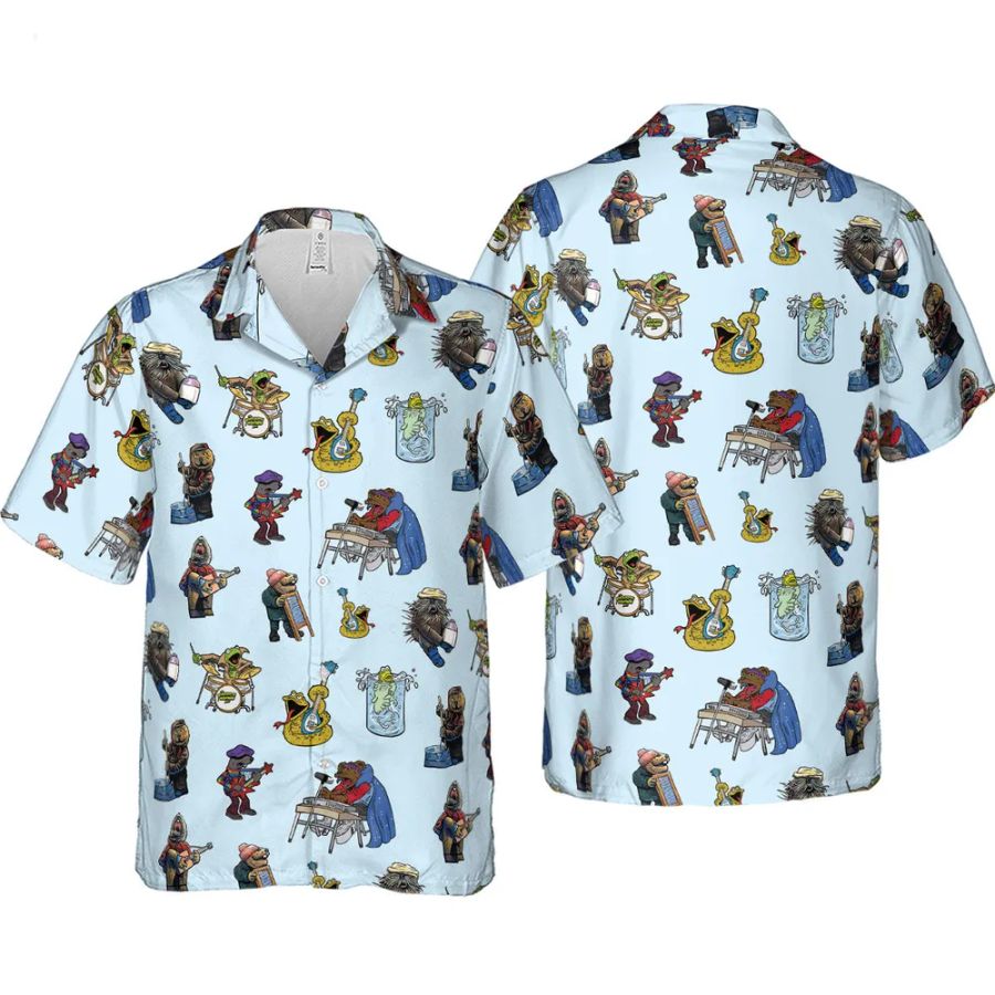 Emmet Otter's Jug Band Hawaiian Shirt,A vibrant Hawaiian-style shirt