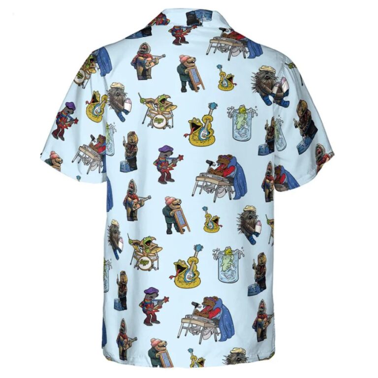 Emmet Otter's Jug Band Hawaiian Shirt A vibrant Hawaiian-style shirt