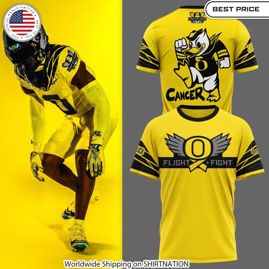 Oregon Ducks Stomp Out Cancer Heroes Shirt Awesome Pic guys