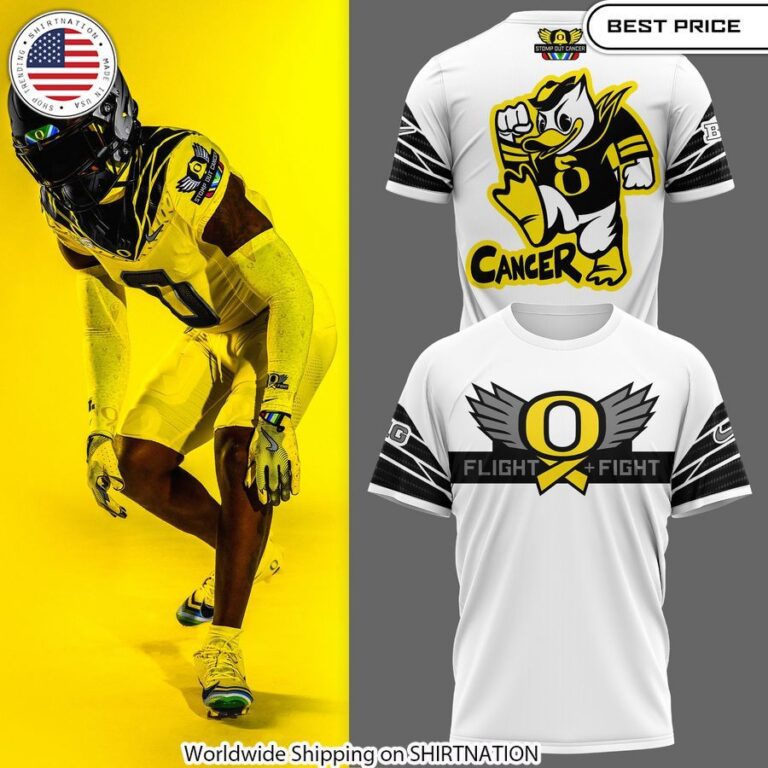 Oregon Ducks Stomp Out Cancer Heroes Shirt It is more than cute