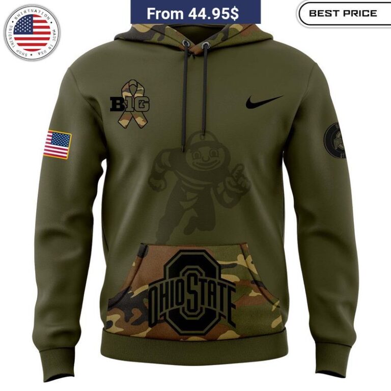 HOT Ohio State Buckeyes Camo Salute to Service Hoodie Ah! It is marvellous