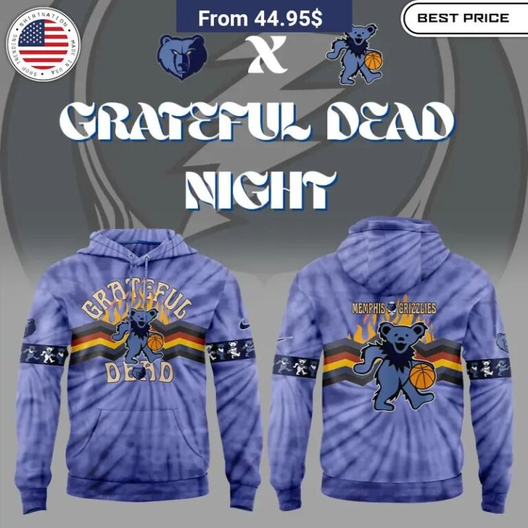 Memphis Grizzlies Grateful Dead Hoodie Royal Pic of yours