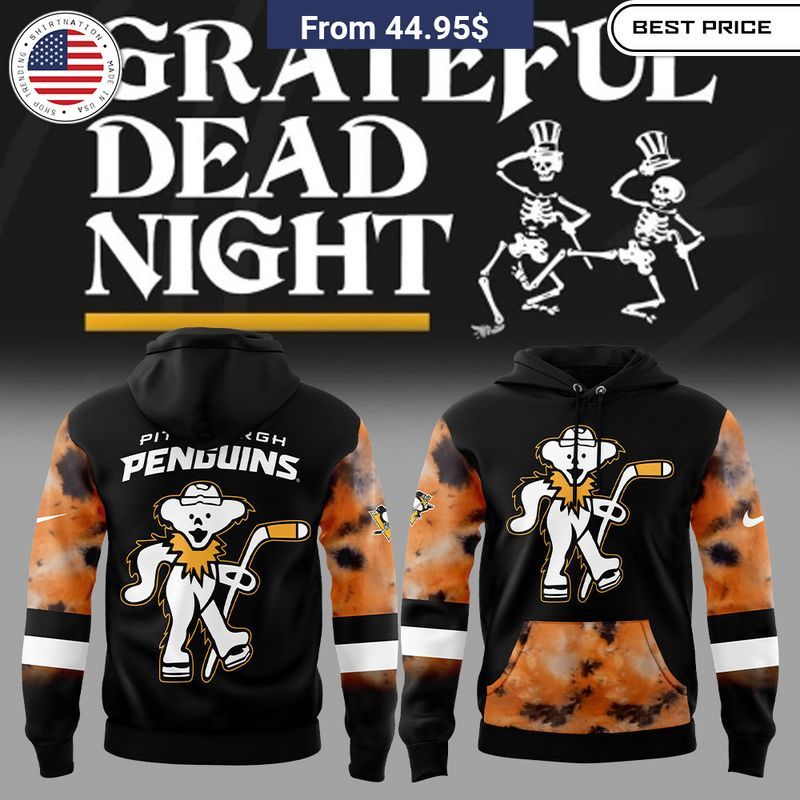 Pittsburgh Penguins Grateful Dead Hoodie You look different and cute