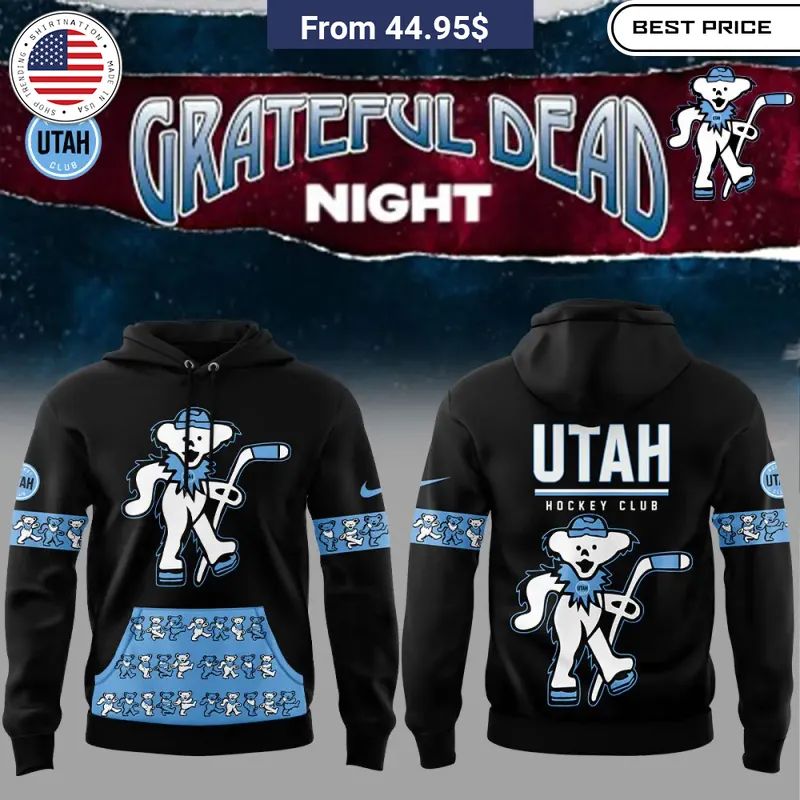 Utah Hockey Grateful Dead Hoodie Loving, dare I say?